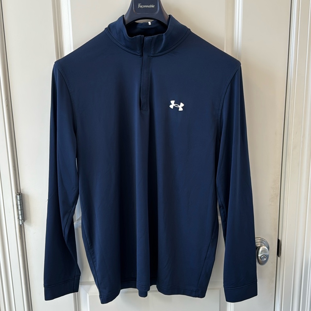 Under Armour Playoff 2.0 1/4 Zip XL Navy Blue
